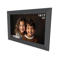 Denver PFF-1012B Digitale wifi-fotolijst, 10 inch HD IPS-touchscreen, geïntegreerde FRAMEO-software, eenvoudige smartphone-aansluiting, multimedia-display, zwart