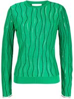 3.1 Phillip Lim pull Art Nouveau à motif en jacquard - Vert - thumbnail