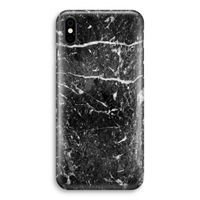 Zwart marmer: iPhone X Volledig Geprint Hoesje - thumbnail