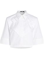 Karl Lagerfeld chemise Met Gala à coupe crop - Blanc - thumbnail