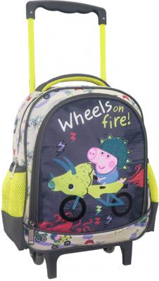 Nickelodeon trolley George junior 27 x 31 cm polyester grijs Nickelodeon trolley George junior 27 x 31 cm polyester grijs