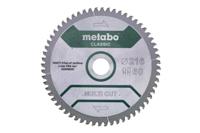 Metabo MULTI CUT CLASSIC 628655000 Cirkelzaagblad 216 x 30 x 1.8 mm Aantal tanden: 60 1 stuk(s)