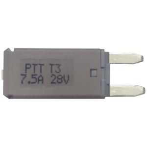 PARTS PTT Circuit Breaker Mini, type 3. Manual Reset, 7,5A C001-102-0062 Standaard steekzekering (auto) 7.5 A Bruin 1 stuk(s)