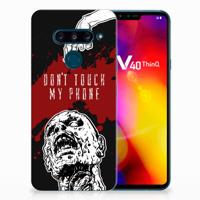 LG V40 Thinq Silicone-hoesje Zombie Blood