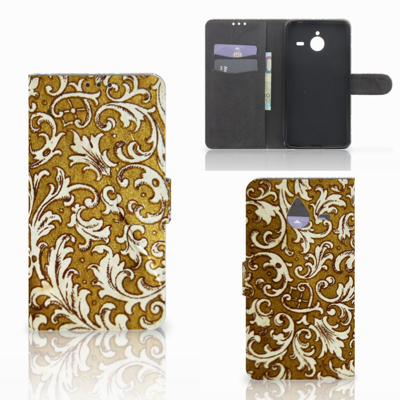 Wallet Case Microsoft Lumia 640 XL Barok Goud Wallet Case Microsoft Lumia 640 XL Barok Goud