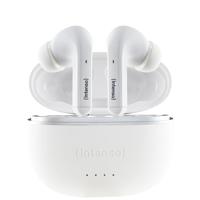 Intenso White Buds TWS True Wireless Hoofdtelefoon T302A met Active Noise Cancelling en tot 35 uur muziekweergave, klein