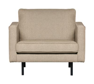 BePureHome Fauteuil 'Rodeo' Stretched, kleur Sahara
