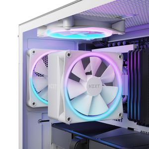 NZXT T120 RGB cpu-koeler RGB leds, 4-pins PWM fan-connector