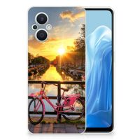 OPPO Reno8 Lite Siliconen Back Cover Amsterdamse Grachten