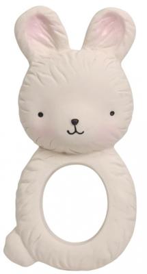 A Little Lovely Company bijtring Konijn junior 10 cm rubber beige A Little Lovely Company bijtring Konijn junior 10 cm rubber beige