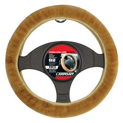 Carpoint stuurhoes schapenvacht caramel 37 39 cm