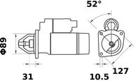 Startmotor / Starter MS446