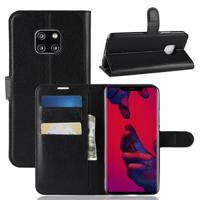 Huawei Mate 20 Pro Wallet Case met Magnetische Sluiting - Zwart - thumbnail