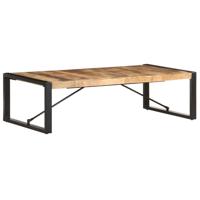 vidaXL Salontafel 140x70x40 cm ruw mangohout