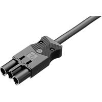 Netsnoer, mannelijk, open, Adels-Contact AC 166 ALCGS/315 100 155 Nbr Totale polig: 2 + PE wit, 1 stuk