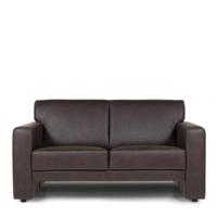 2 zitsbank Albany | Microleder  | Donkerbruin