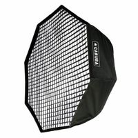 Caruba Quick Assembly Matte Zilver Octabox 95cm + Grid