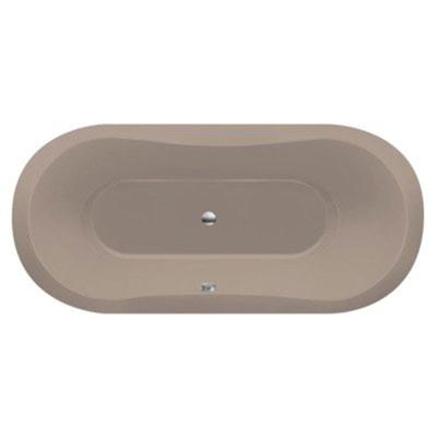 Ligbad Inbouw Xenz Gomera Ovaal 1-2 Persoons Duobad 75x175x49cm Acryl Klei Mat met Poten