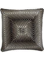 Missoni Home coussin Ziggy à logo - Noir - thumbnail