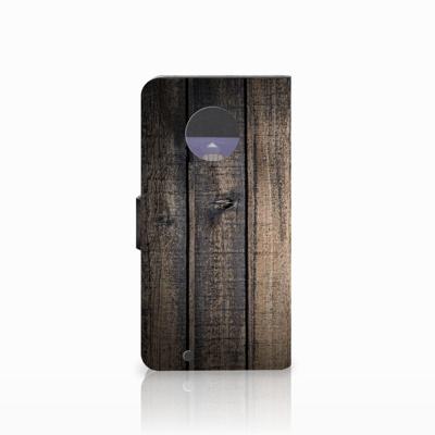 Motorola Moto G6 Book Style Case Steigerhout