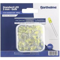 Barthelme LED-assortiment Geel Rond 3 mm 600 mcd 30 ° 20 mA 2 V - thumbnail