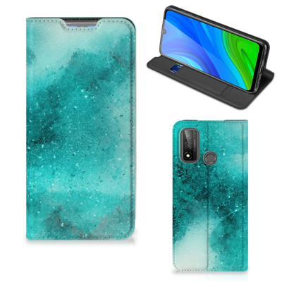 Bookcase Huawei P Smart (2020) Painting Blue