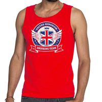 Engeland drinking team tanktop / mouwloos shirt rood heren 2XL  -