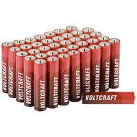 VOLTCRAFT Industriële LR03 SE Micro (AAA) batterij alkaline mangaan 1300 mAh 1,5 V 40 stuks