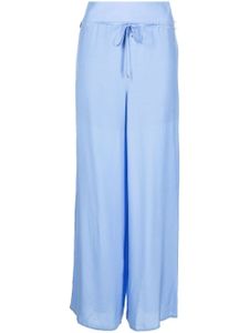 Patrizia Pepe pantalon ample à lien de resserrage - Bleu