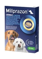 KRKA MILPRAZON KAUWTABLETTEN ONTWORMINGSTABLETTEN HOND >0,5 KG 2,5 MG/25 MG 2 TBL - thumbnail