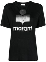 MARANT ÉTOILE t-shirt Zewel à logo imprimé - Noir