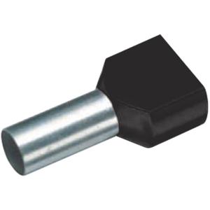 Vogt Verbindungstechnik 460714D Dubbele adereindhulzen 6 mm² Deels geïsoleerd Zwart 100 stuk(s)