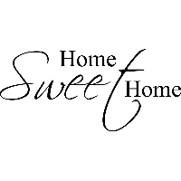 Home Sweet Home - Muursticker