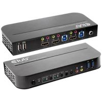 club3D KVM Switch 4K60Hz KVM-switch HDMI Afstandsbediening 4096 x 2160 Pixel