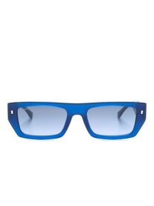 DSQUARED2 EYEWEAR lunettes de soleil à monture rectangulaire - Bleu