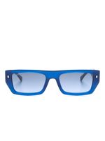 DSQUARED2 EYEWEAR lunettes de soleil à monture rectangulaire - Bleu - thumbnail