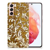 Siliconen Hoesje Samsung Galaxy S21 Barok Goud
