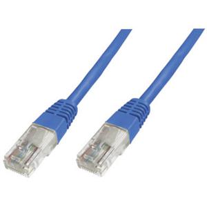 Digitus DK-1511-005/B RJ45 Netwerkkabel, patchkabel CAT 5e U/UTP 0.50 m Blauw 1 stuk(s)