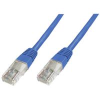 Digitus DK-1511-005/B RJ45 Netwerkkabel, patchkabel CAT 5e U/UTP 0.50 m Blauw 1 stuk(s) - thumbnail