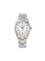 Rolex montre Oyster Perpetual Date 34 mm pre-owned (1993) - Blanc