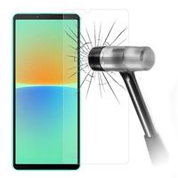 Sony Xperia 10 IV Screenprotector van gehard glas - 9H, 0,3 mm - Doorzichtig