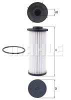 Hydraulische filter, automatische transmissie MAHLE, u.a. für Seat, VW, Audi, Skoda, Cupra