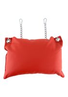 Leather pillow - Red
