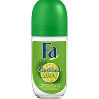 6x Fa Deodorant Roller Caribbean Lemon 50 ml
