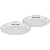 Monacor SPE-15F/WS 4.33 inch 11 cm Breedband-luidspreker 15 W 4 Ω Wit Watervast polypropyleen membraan, UV-bestendig - thumbnail