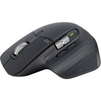 Logitech MX Master 3S Ergonomische muis Bluetooth, Radiografisch Optisch Grafiet 7 Toetsen 8000 dpi Afneembare kabel, Ergonomisch, Intelligent scrollwiel, - thumbnail