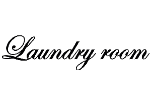 Laundry room - Muursticker