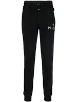 Philipp Plein pantalon de jogging à plaque logo - Noir - thumbnail