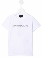 Emporio Armani Kids t-shirt à logo imprimé - Blanc - thumbnail