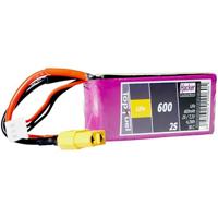 Hacker Modelbouw accupack (LiFe) 6.6V 600mAh Cellen-Nummer: 2 30 C Softcase XT60